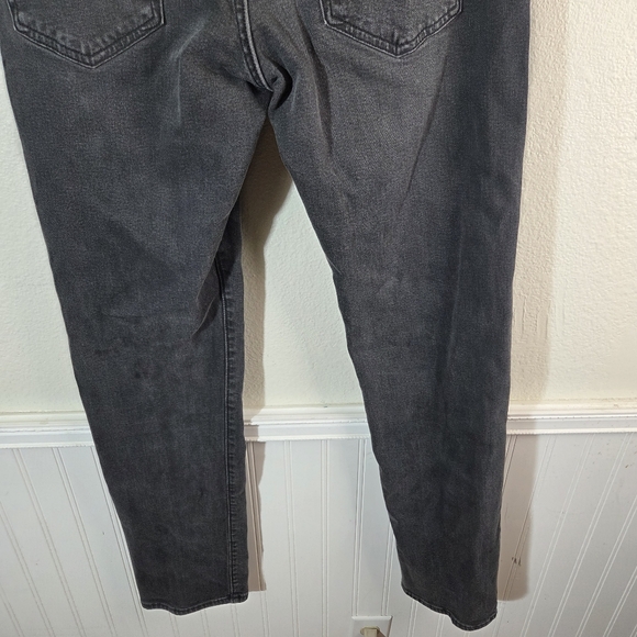 Men’s Lucky Brand 110 Slim Fit Burnout Black Denim Jeans Size W33 L32 - Picture 10 of 14